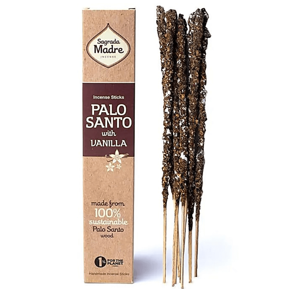 Αρωματικό Στικ - Sagrada Madre - Palo Santo+Βανίλια (Vanilla) Χρόνος καύσης ανά Στικ ±60 λεπτά  Βάρος:  ±30 gr - mykarma.gr