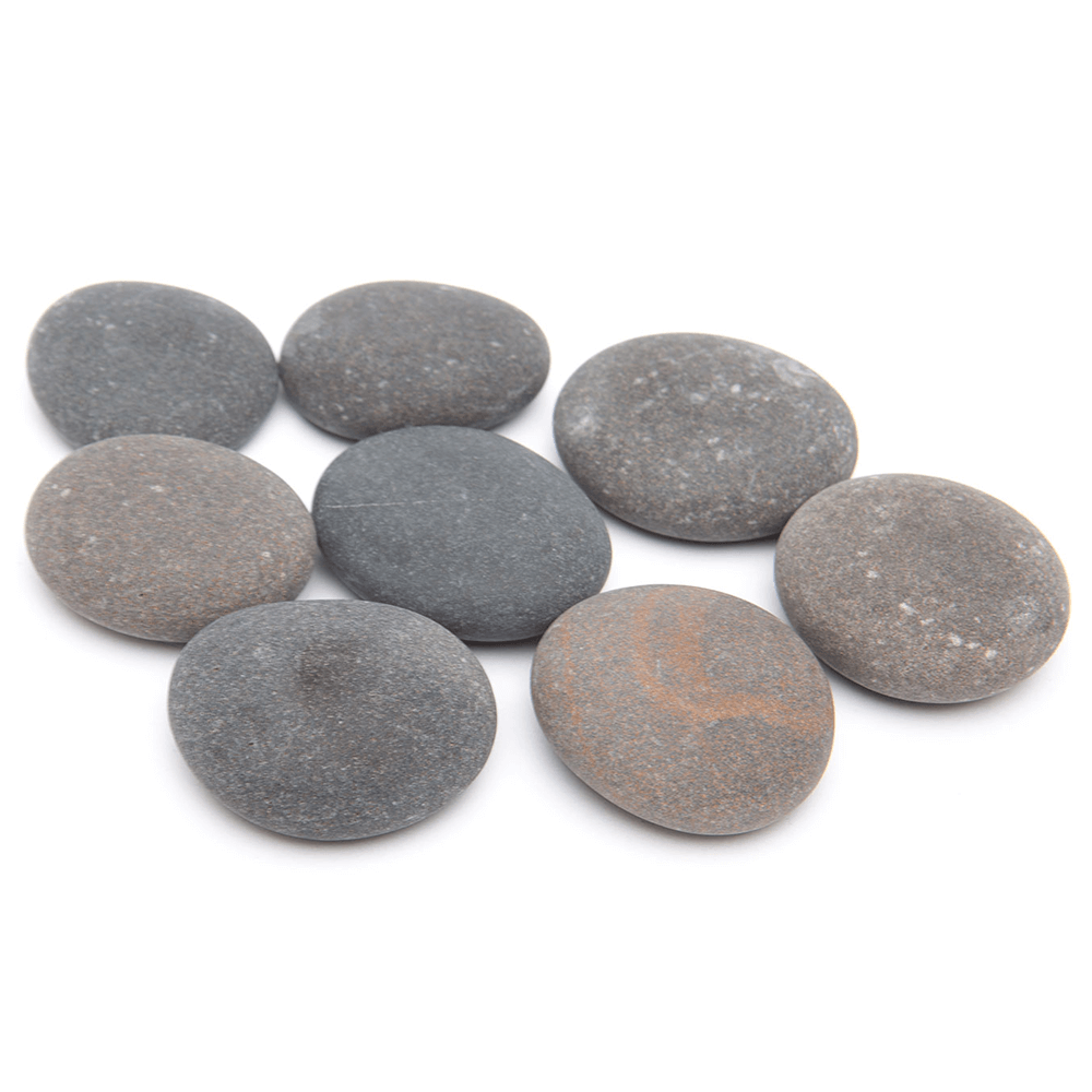 Premium Σετ από 8 πέτρες για μασάζ Προσώπου - Hot Stone Set για «Θεραπεία με θερμές πέτρες»Διαστάσεις: 3,5 - 4 cm - mykarma.gr
