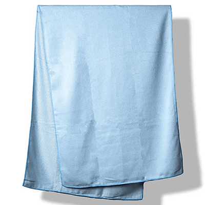 Πετσέτα γιόγκα με κουκκίδες PVC - light blue Διαστάσεις: 182x63 cm - mykarma.gr